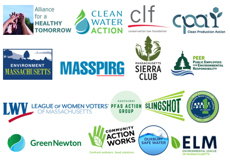 Image of MA PFAS coalition logos
