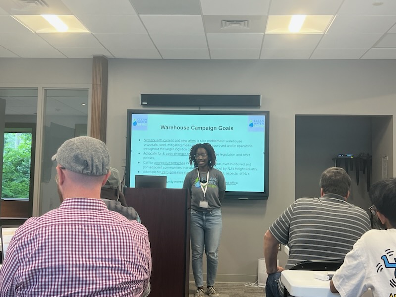 Clean Water Action's EJ & Warehouse Organizer Tolani Taylor