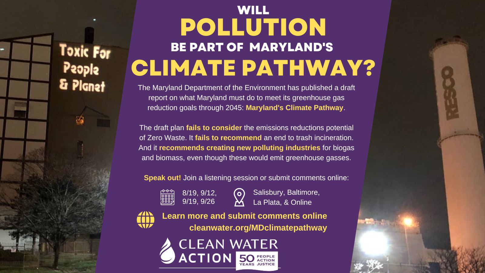 Will Pollution Be A Part Of Maryland's Climate Pathway?