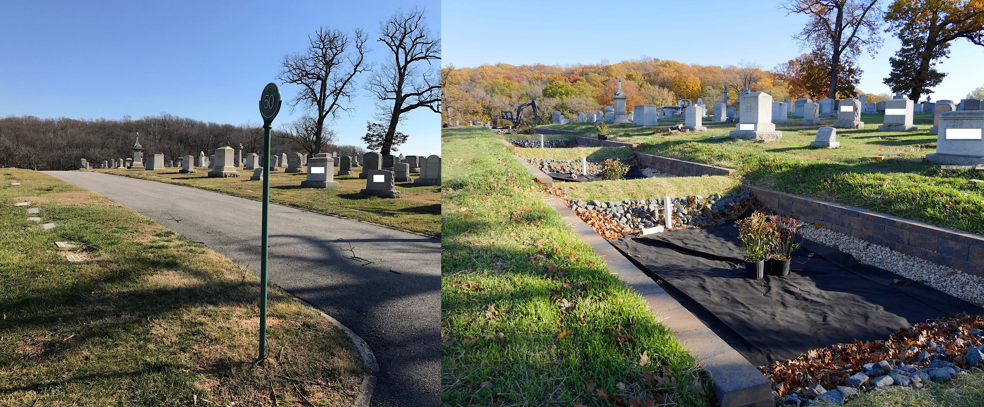 Mount Olivet Before and After