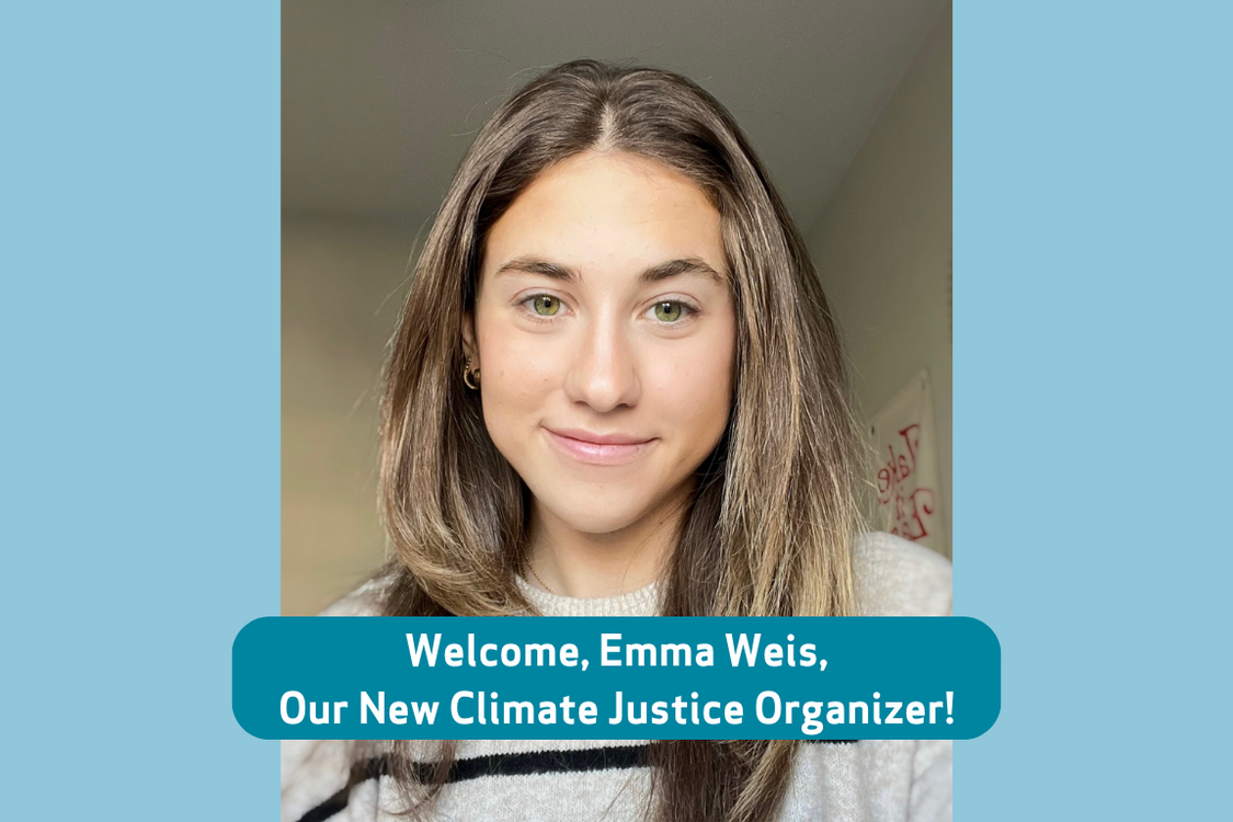 Image of Emma Weis, Clean Water Action's Climate Justice Organizer