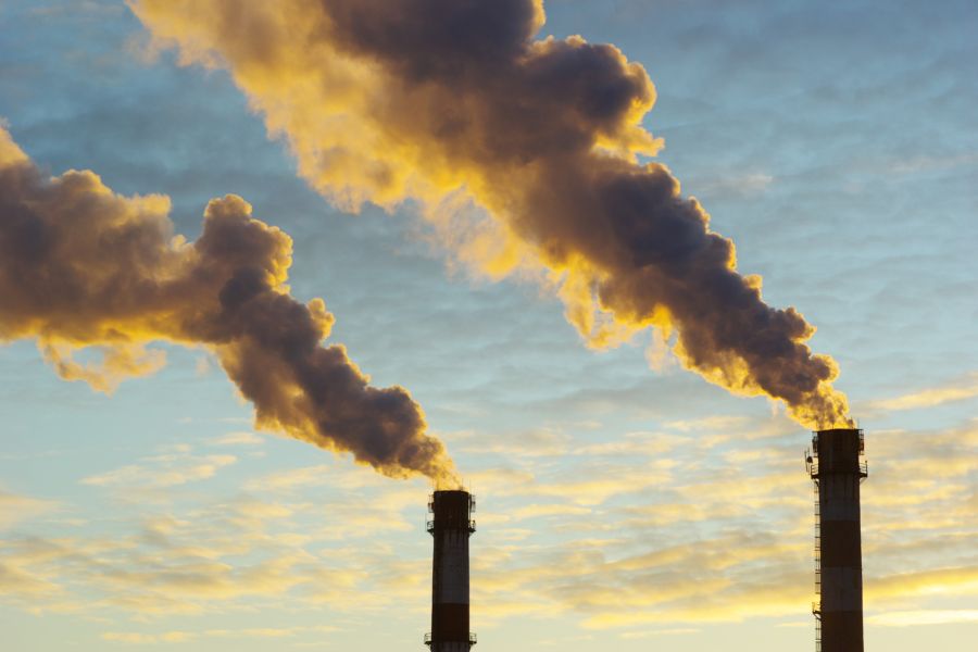 Image of air pollution from canva