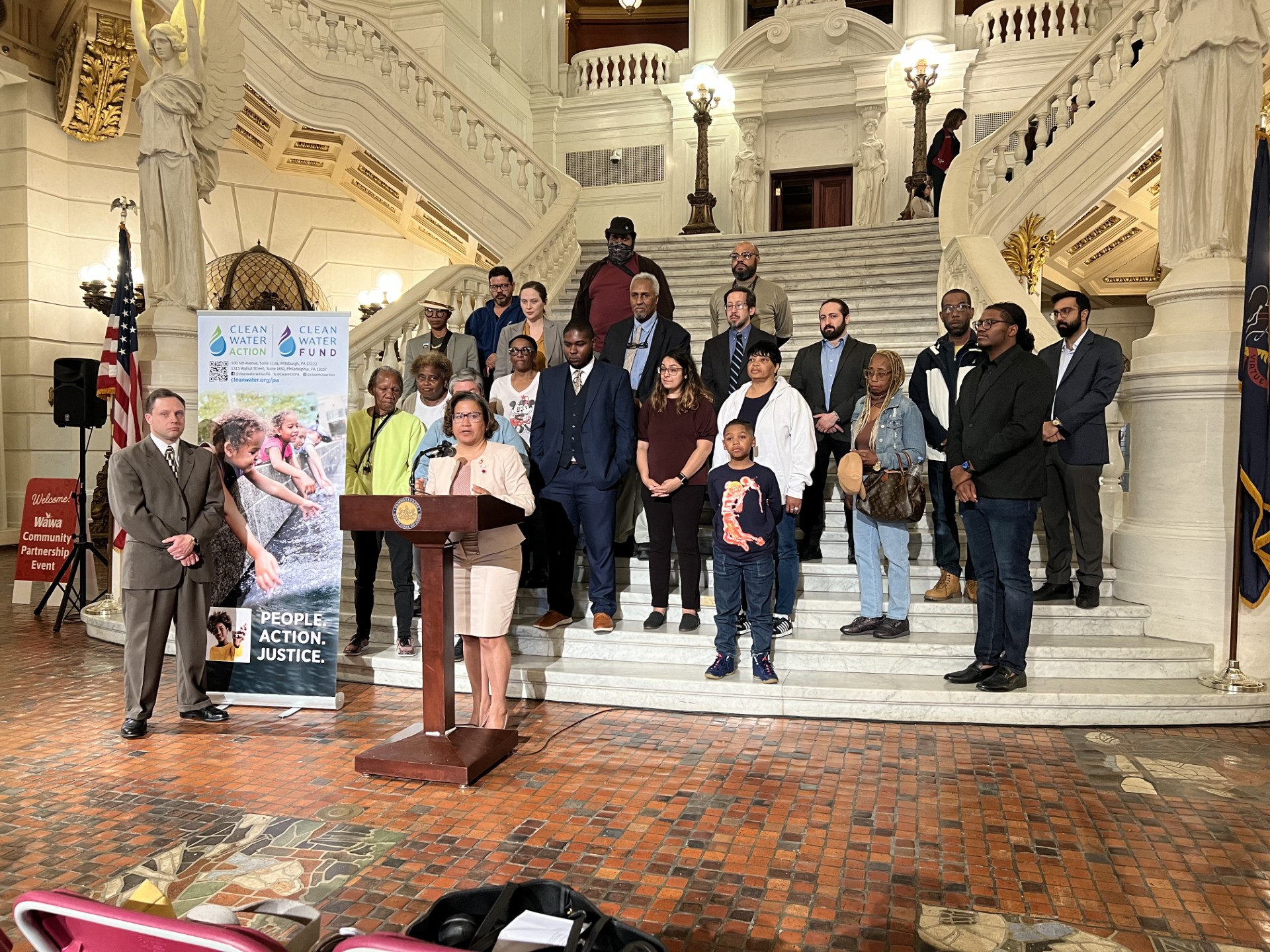 Image of Clean Water Action at an Environmental Justice event