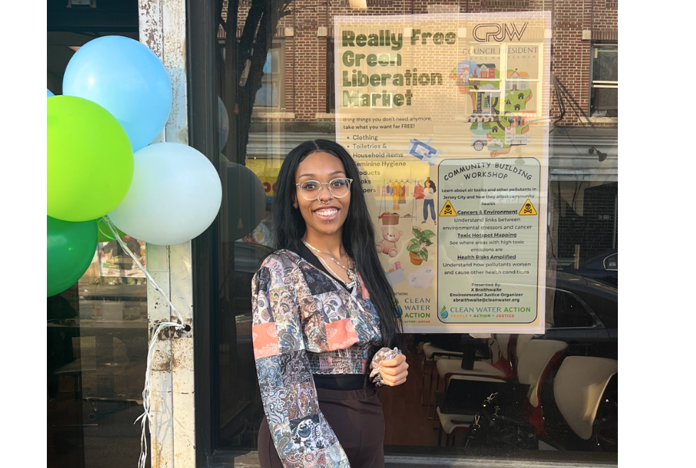 Clean Water Action EJ Organizer X Braithwaite at Really Free Green Liberation Market