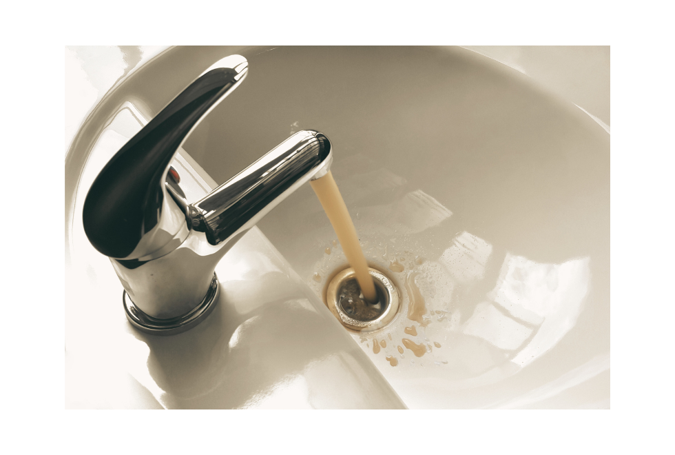 Image of dirty tap water