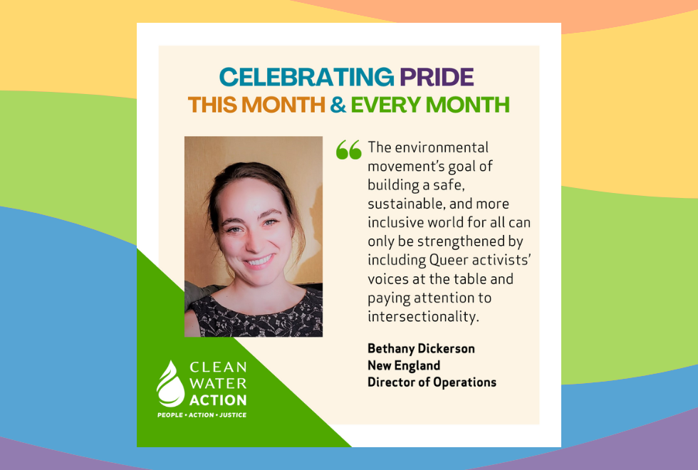 Pride Month Blog graphic w/photo of Bethany Dickerson and quote
