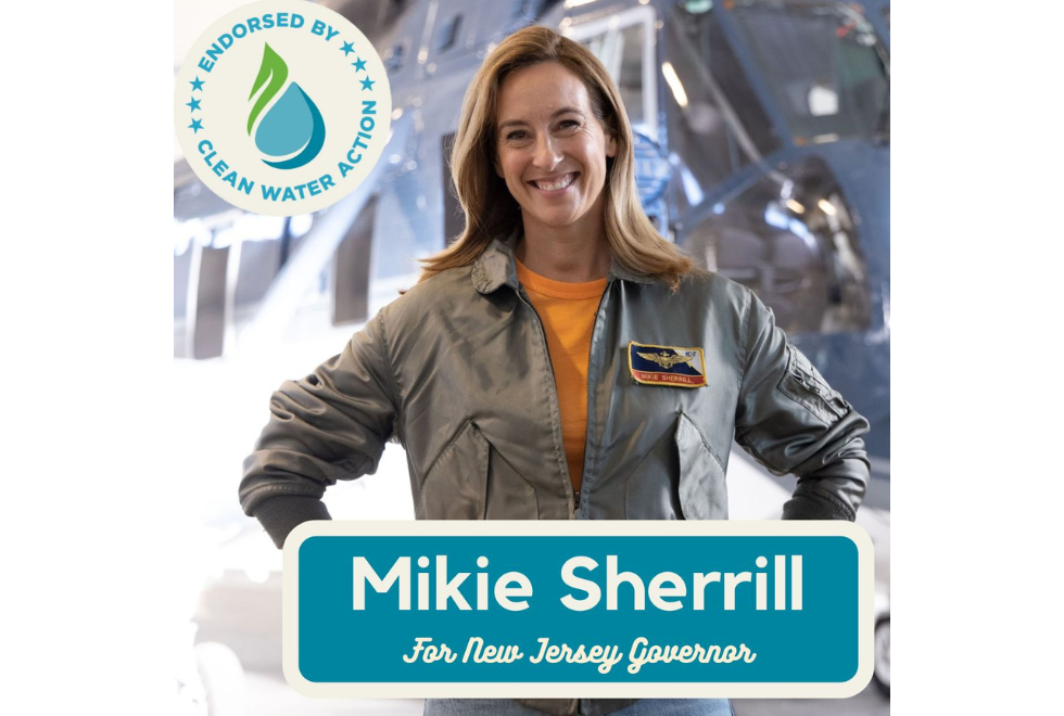 Image of Mikie Sherrill for NJ Governor Clean Water Action Endorsement!