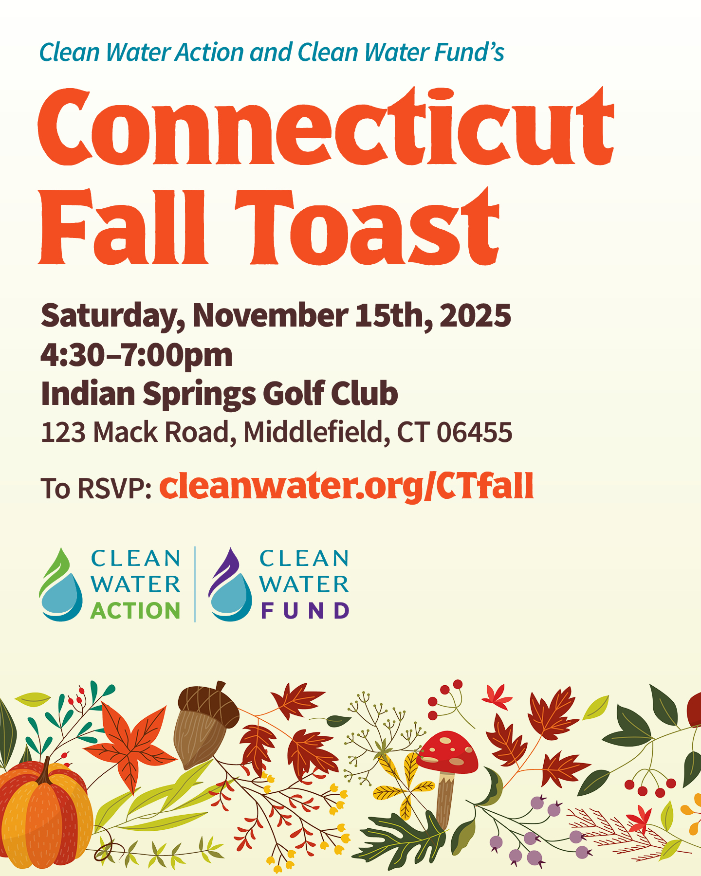 invite to CT Fall Toast