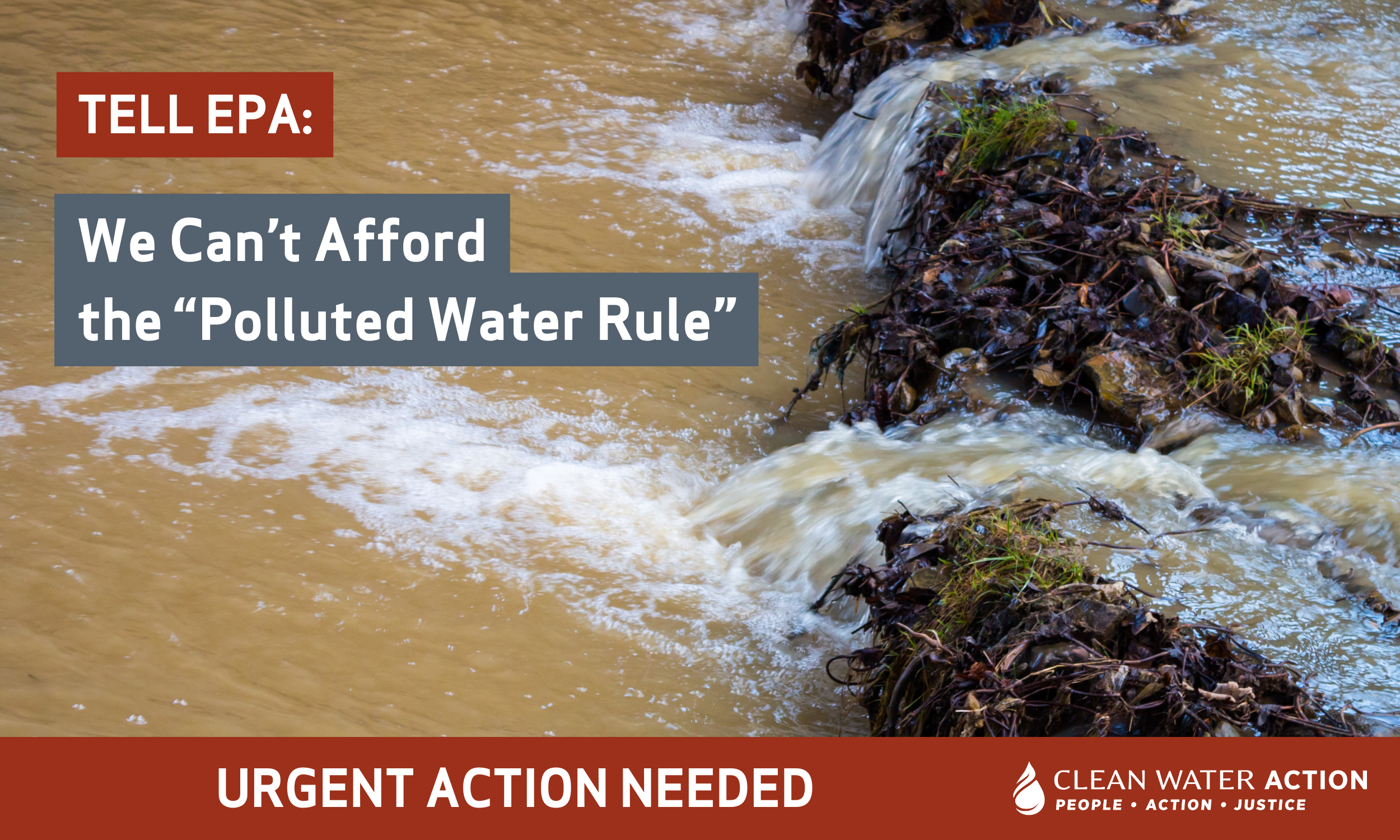 Tell EPA: We Can't Afford the "Polluted Water Rule"