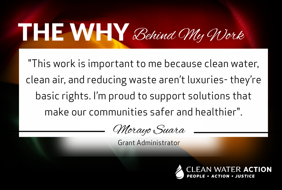 Clean Water Champion Morayo Suara Quote as to why she does this work