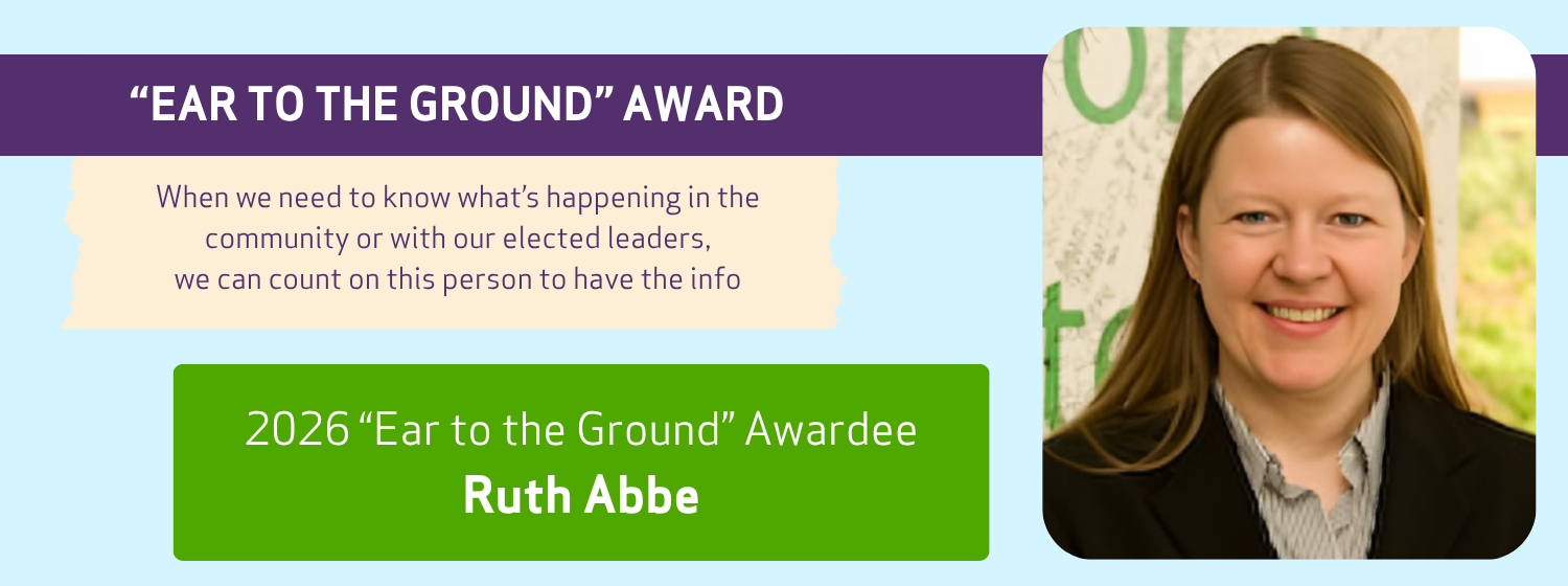 Ruth Abbe - Ear to the Ground Awardee