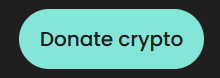 Blue button from crypto for charity website