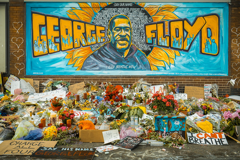 George Floyd memorial. Photo credit: chaddavis.photography, Creative Commons license