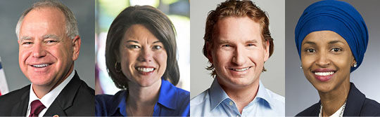 Tim Walz, Angie Craig, Dean Phillips &amp; Ilhan Omar