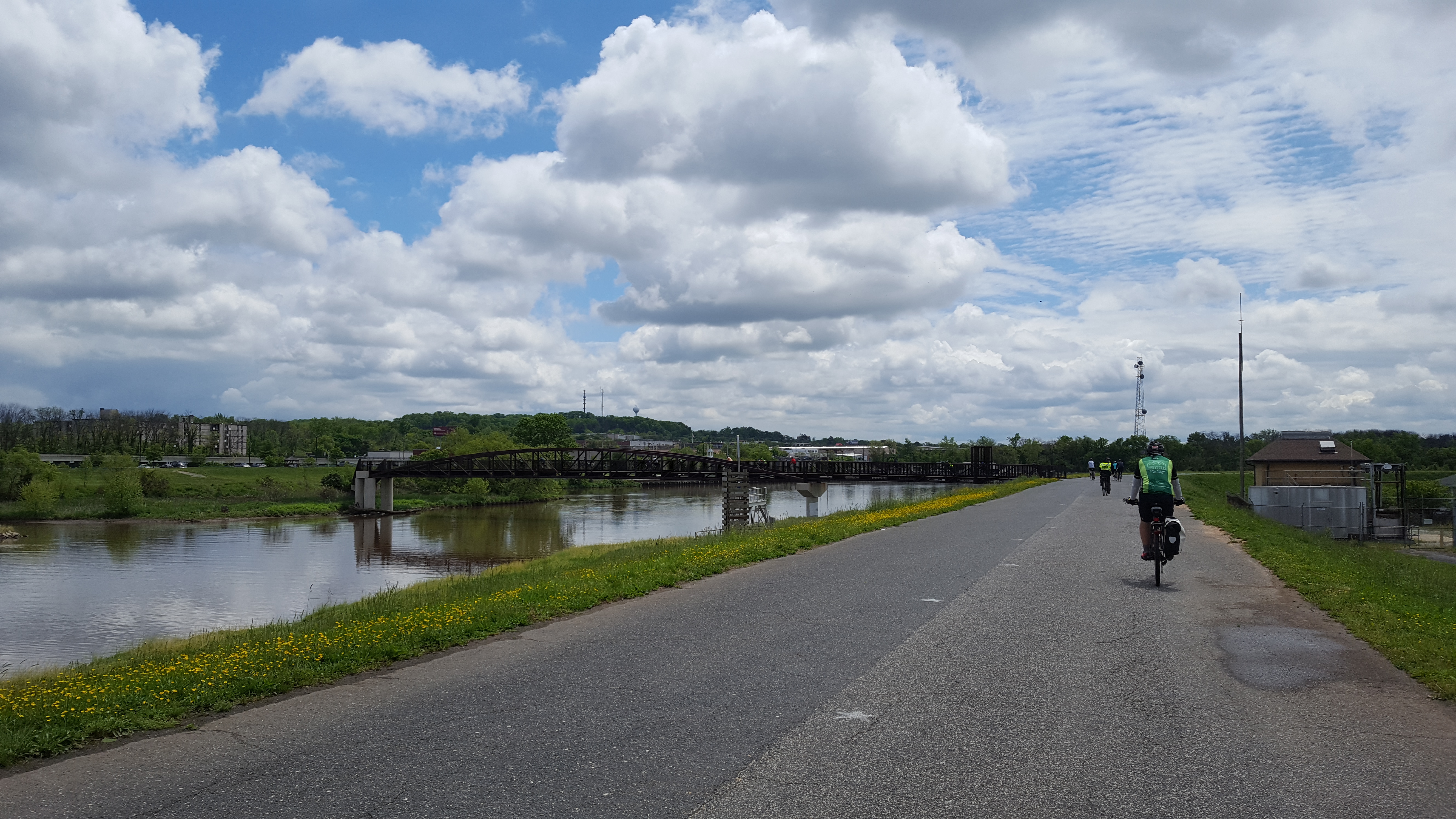 Bicycle on mixed use trail