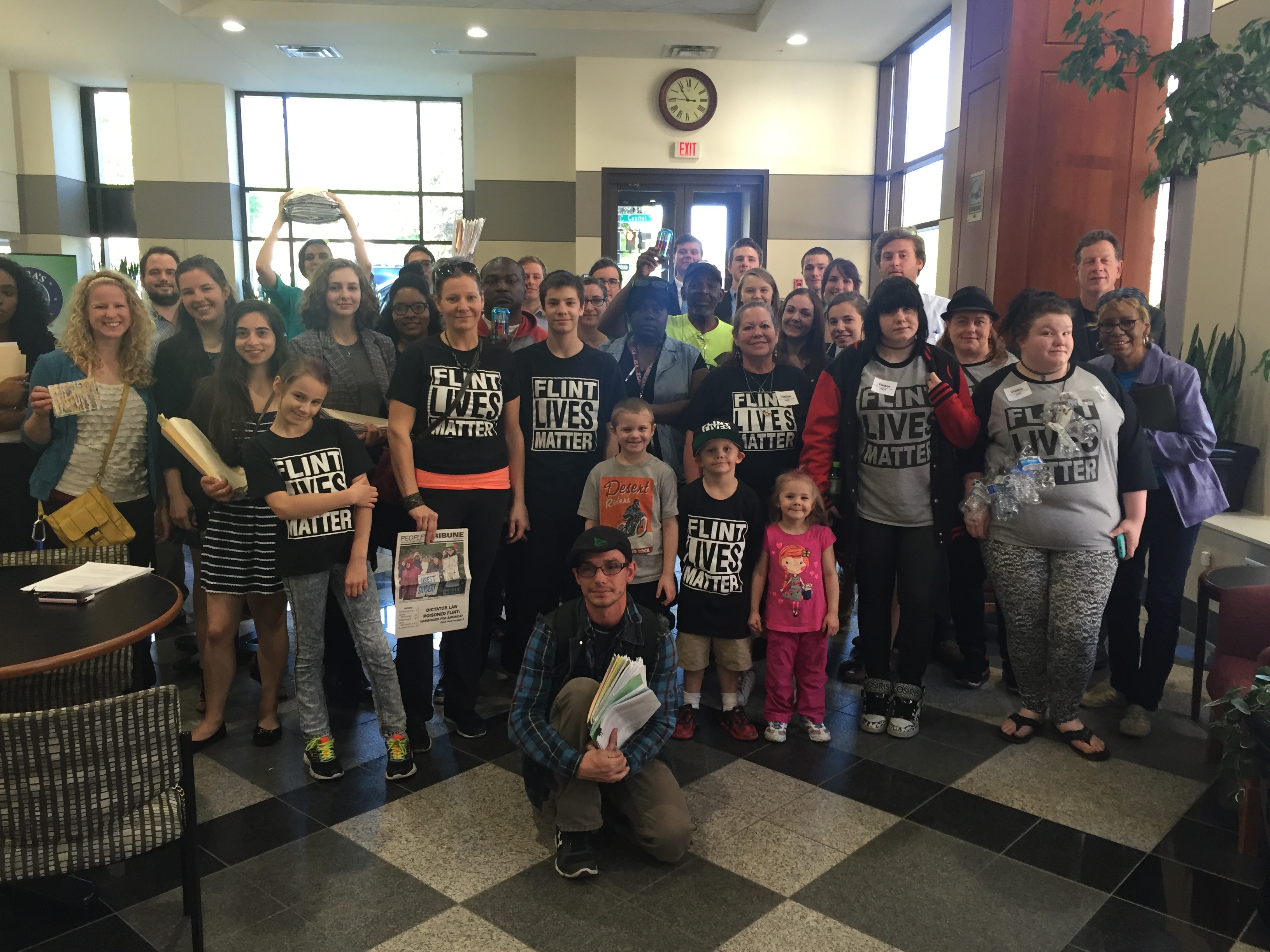 Clean Water Action with Flint Rising at the Capitol