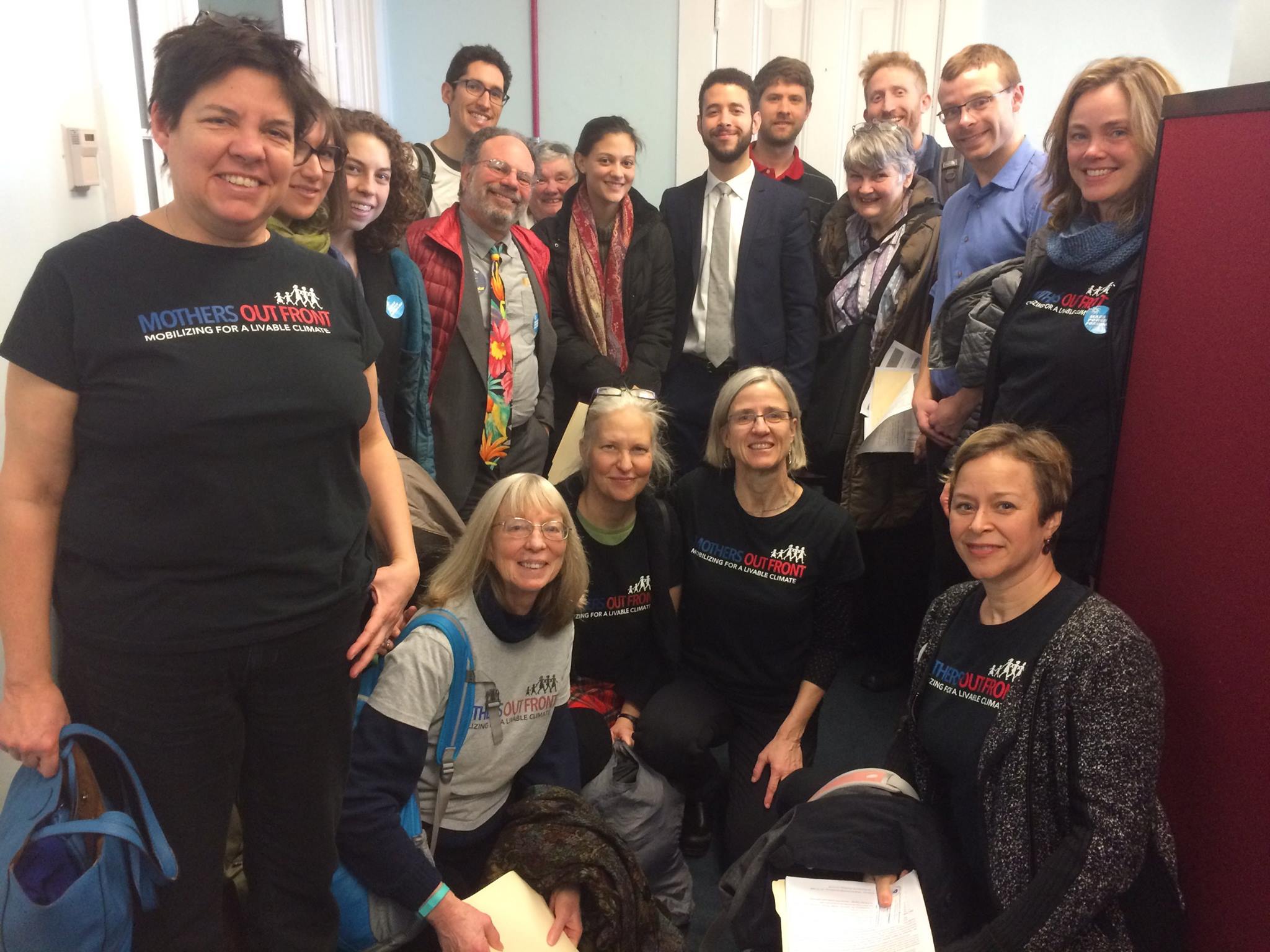 Mass Power Forward Lobby day - meeting with Sen. Chang-Diaz office