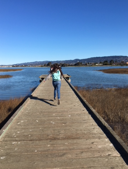 Madison Park student on field trip to MLK shoreline, photo credit Robin Morales