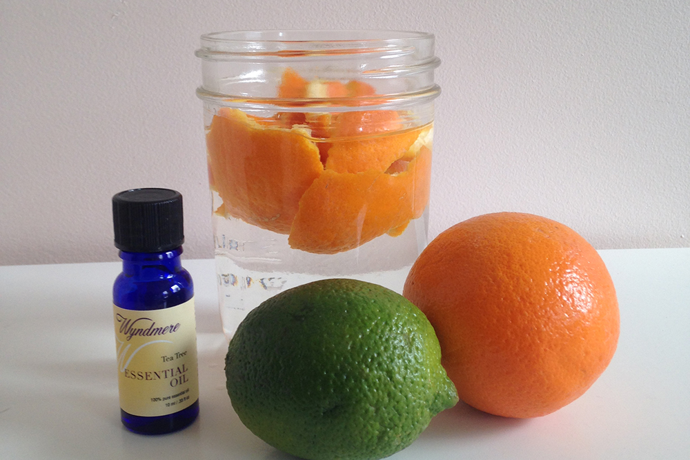 Make your own scented vinegar.