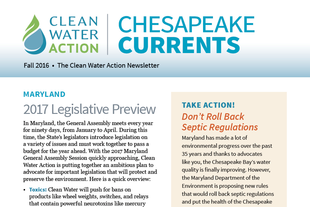 Chesapeake Currents - Fall 2016