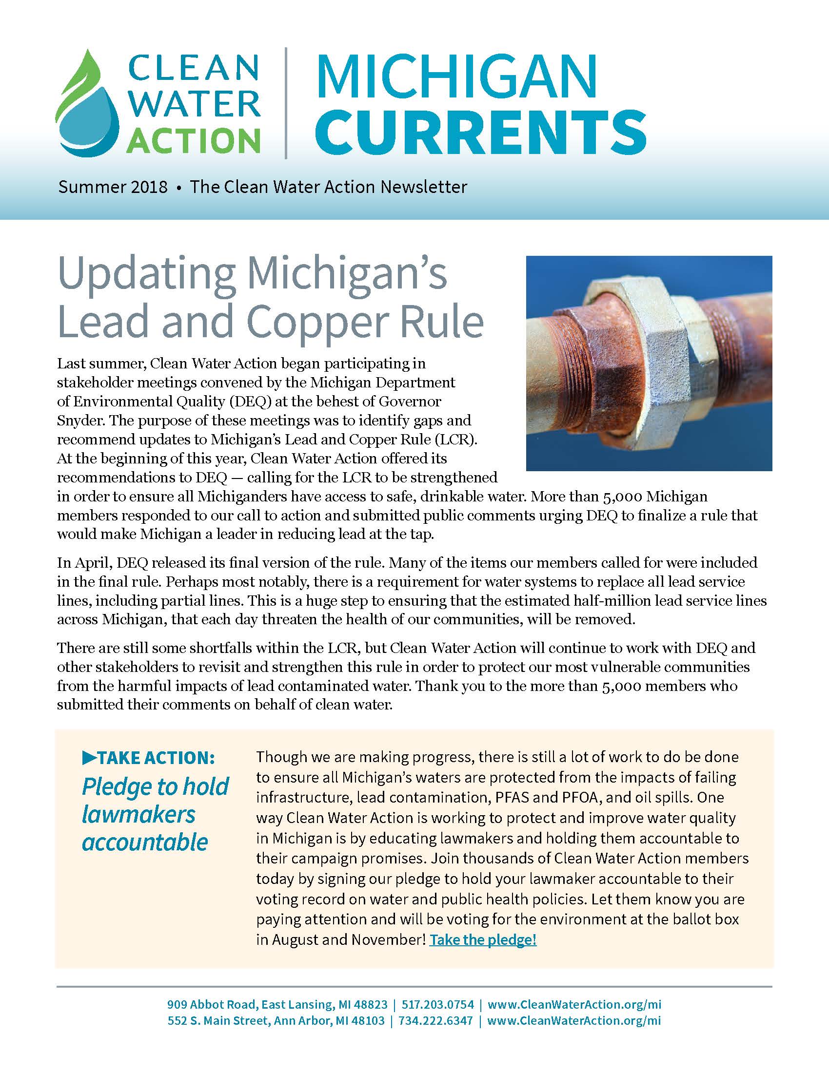 Michigan Currents -- Spring-Summer 2018