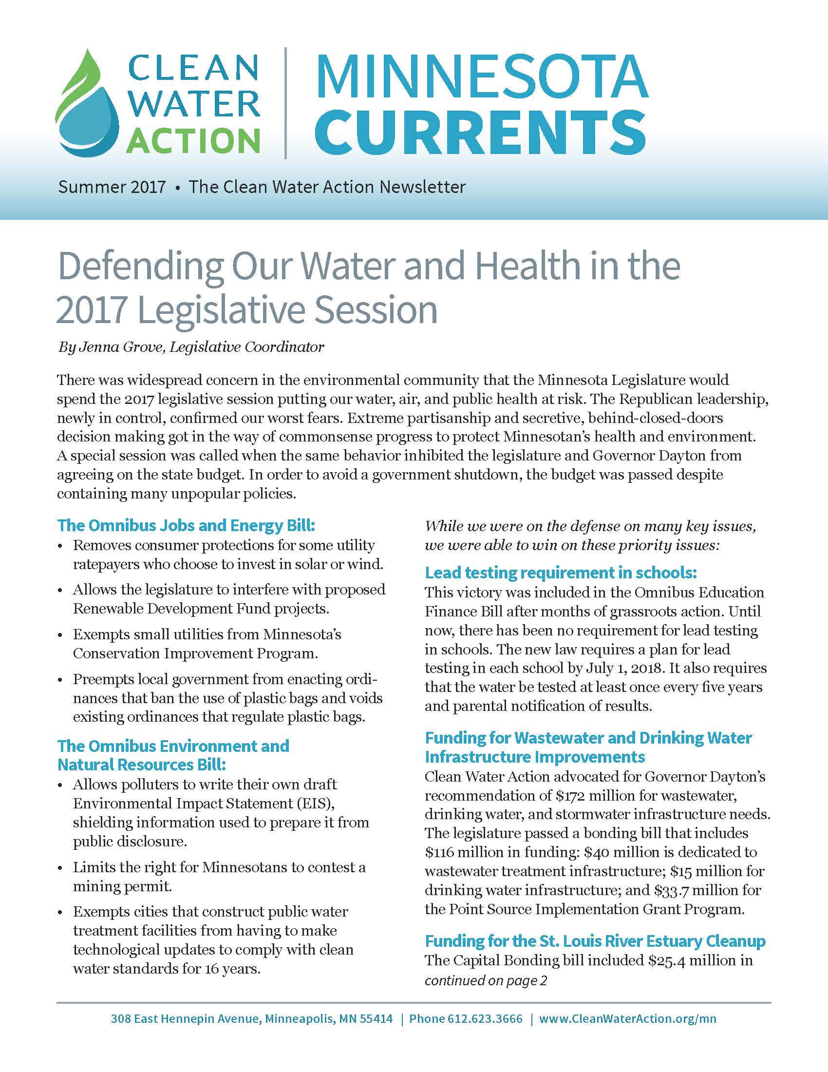 Minnesota Currents - Spring/Summer 2017