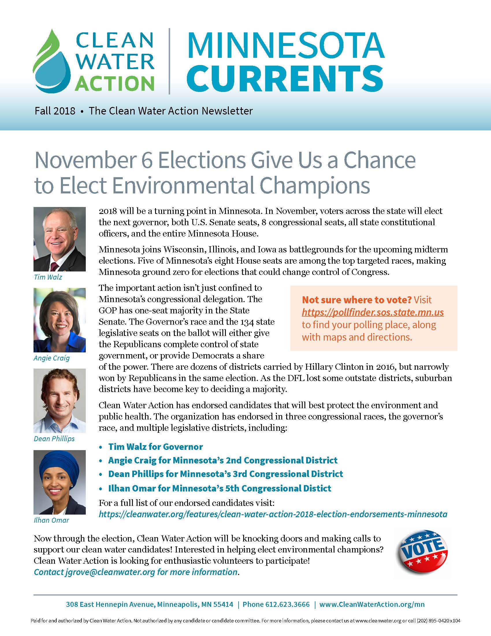 MInnesota Currents -- Fall 2018