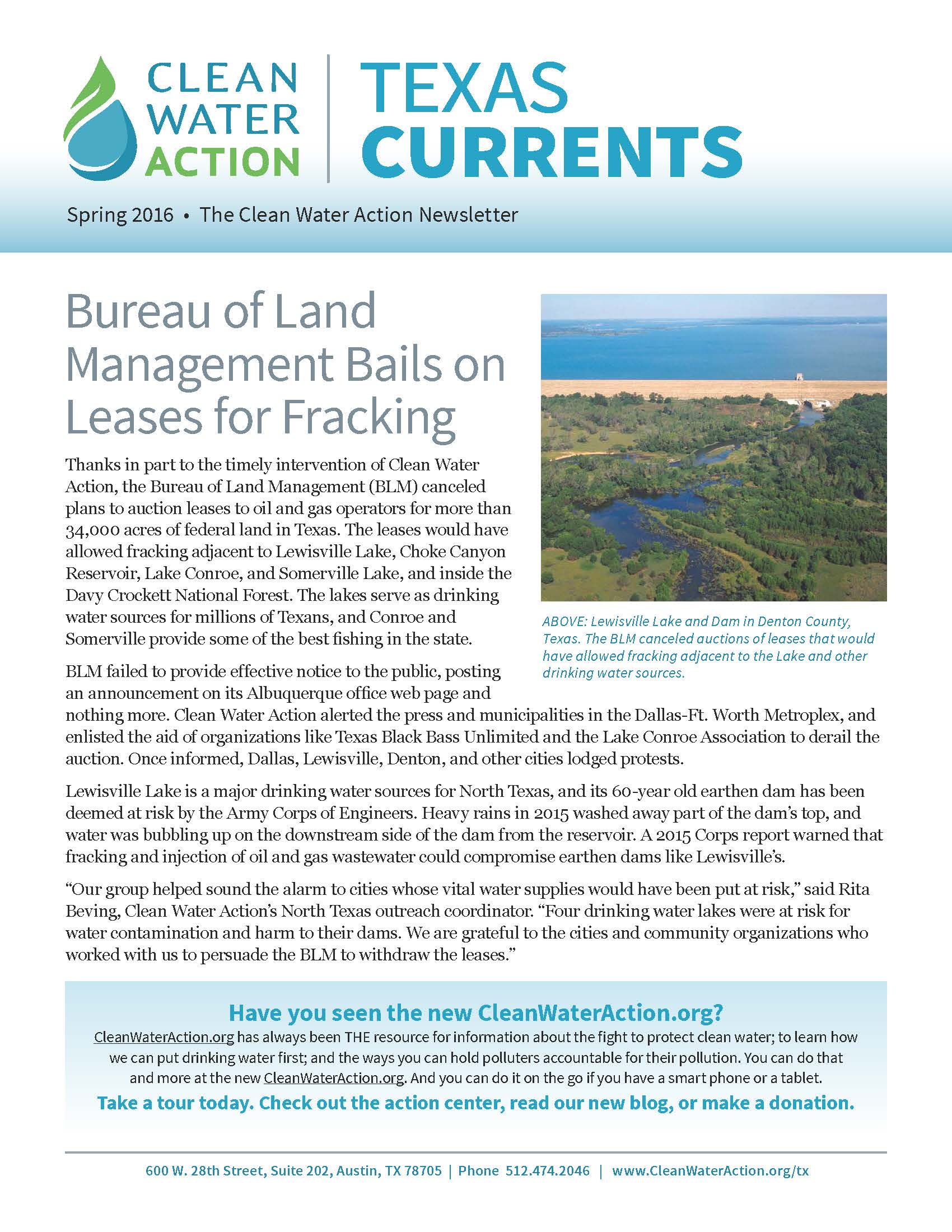 TX Currents Spring 2016