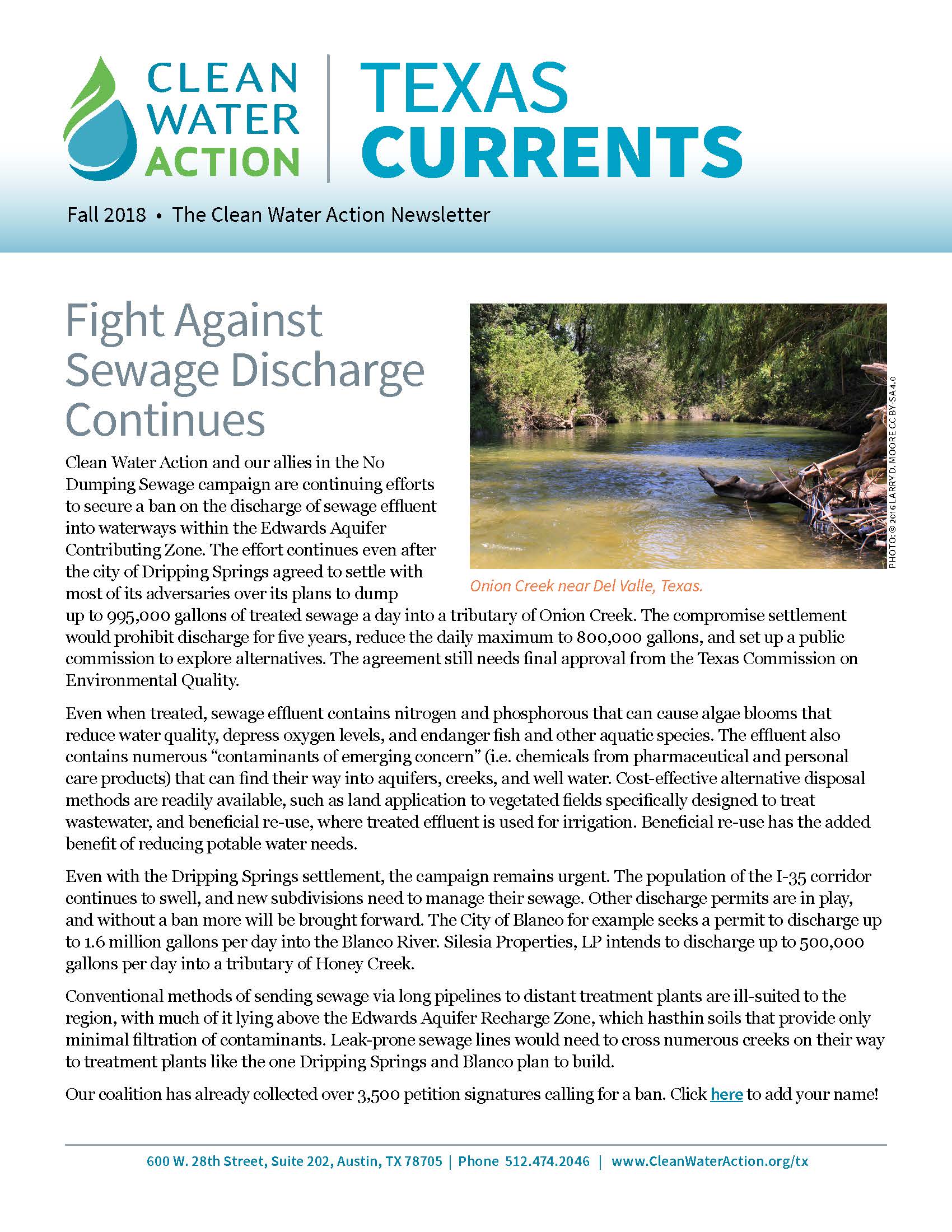 Texas Currents -- Fall 2018