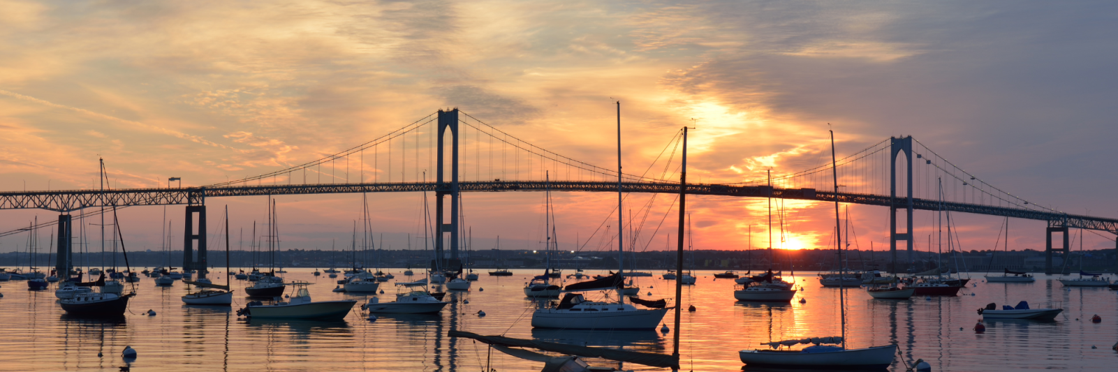 Sunset on the harbor