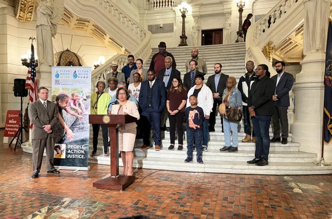 Image of Clean Water Action at an Environmental Justice event