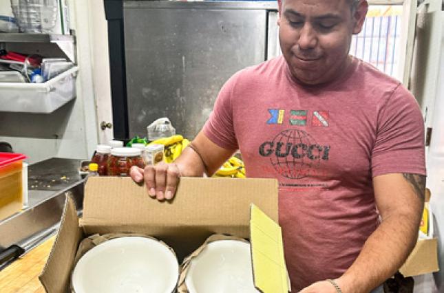 Hogar Latino Panaderia Y Restaurant Co-Owner Hugo Barajas Jimenez