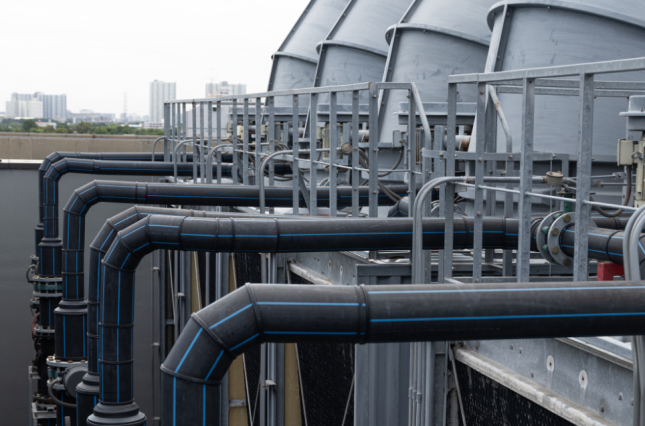 Cooling units for an industrial data center