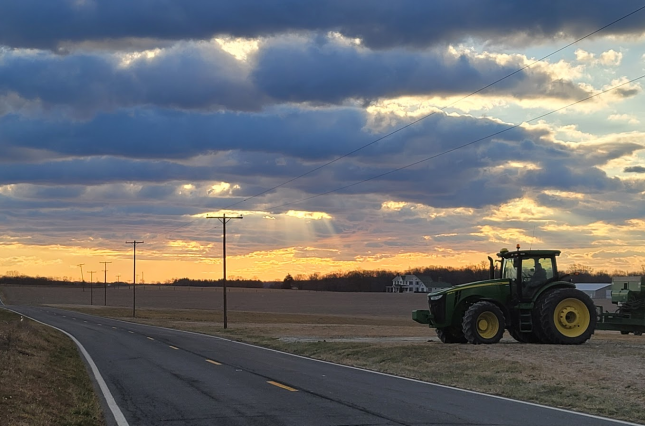 Montgomery County's Agricultural Reserve at sunrise