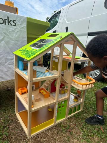 Photo description: Tabling at New Bedford’s Coastal Foodshed