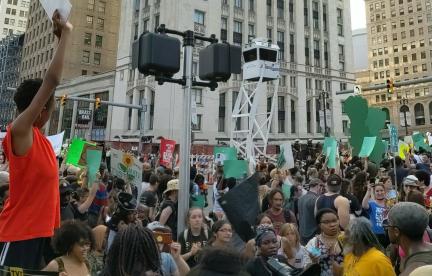 Detroit climate justice rally and march, 2019