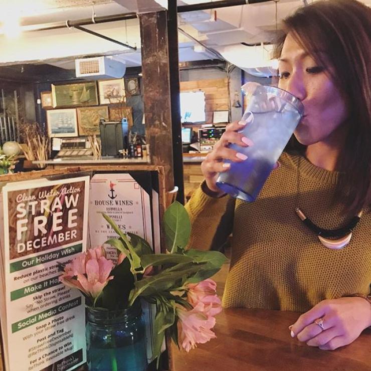 New Jersey_Rethink Disposable_Straw Free December Photo by Jenny Vickers Chyb