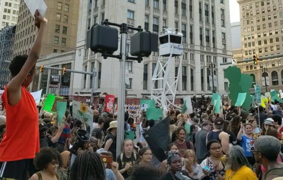 Detroit climate justice rally and march, 2019