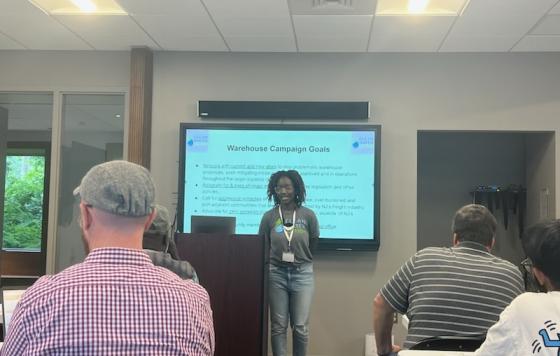 Clean Water Action's EJ & Warehouse Organizer Tolani Taylor