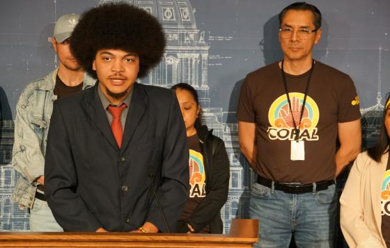 Sasha Lewis-Norelle at Frontline Communities Protection Act Press Conference