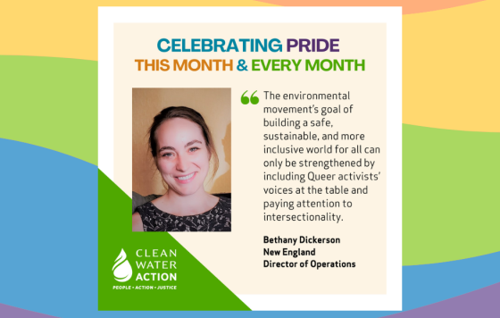Pride Month Blog graphic w/photo of Bethany Dickerson and quote