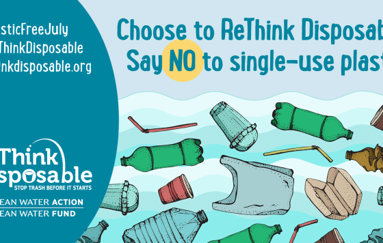 rethink disposable plastic free july graphic 2025