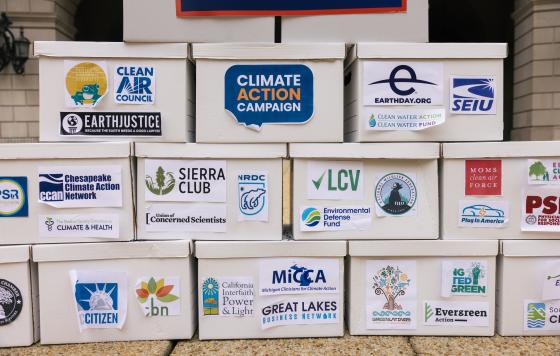 Image of EPA petition deliveron on Climate Justice and Endangerment Finding