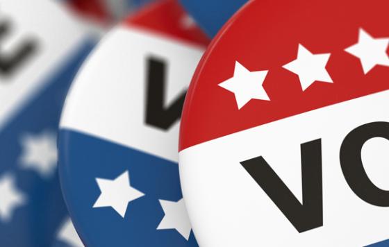 Vote pins. Credit: luismmolina / iStockPhoto