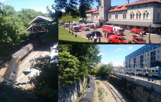 Images of the June Train Derailment in Baltimore. Credit - Jennifer Kunze / Clean Water Action