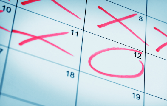 Calendar counting down to May 12th, 2021 - Deadline for Line 5 Shutdown