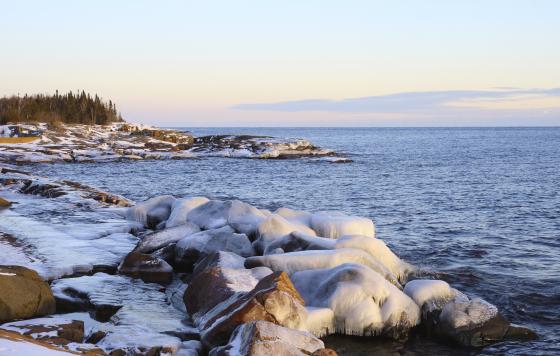 Lake Superior in the Winter