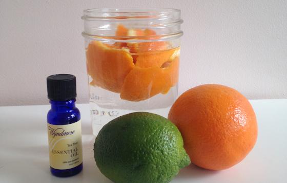 Make your own scented vinegar.